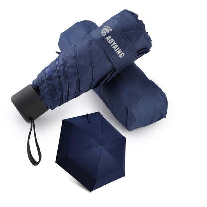 GAOYAING Compact Travel Umbrella with Case Sun&Rain Lightweight Small and Compact Suit for Pocket 34 Inches