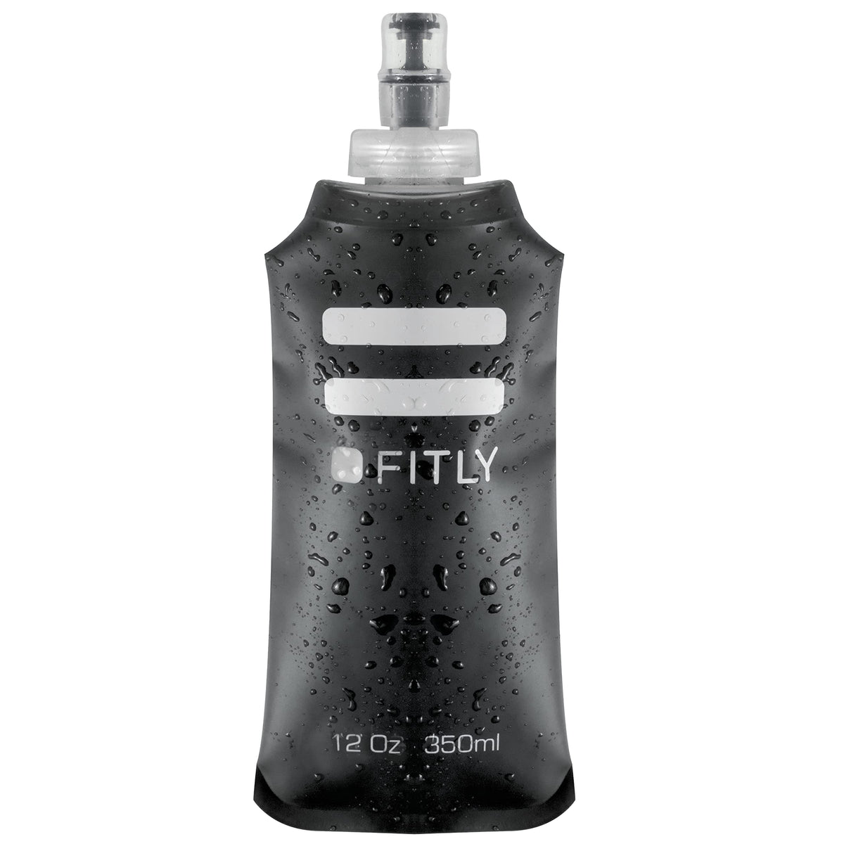 FITLY Soft Flask Running Water Bottle - Collapsible Hydration Flask