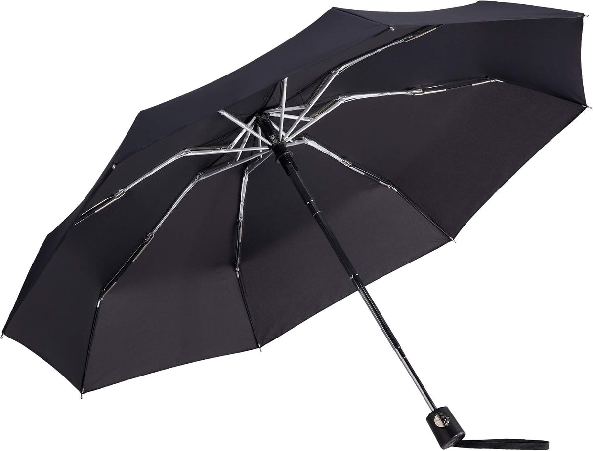 Goothdurs Automatic Mini Travel Windproof Umbrella Compact Auto Open/Close Small Lightweight Folding Rain Umbrellas for Women Men