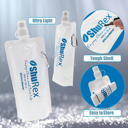 20oz Water Pouch for Sawyer Squeeze Mini Water Filtration System