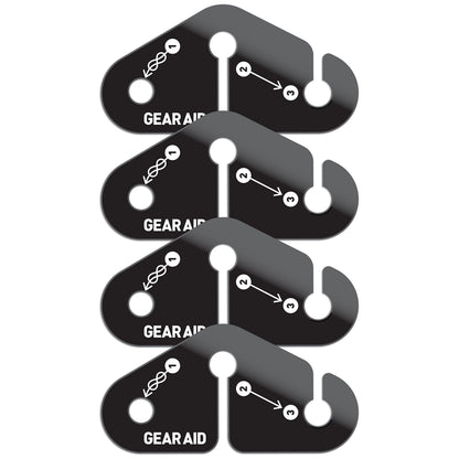 GEAR AID Taut Line Kit with 550 Paracord for Hanging Gear on a Travel Clothesline, Black