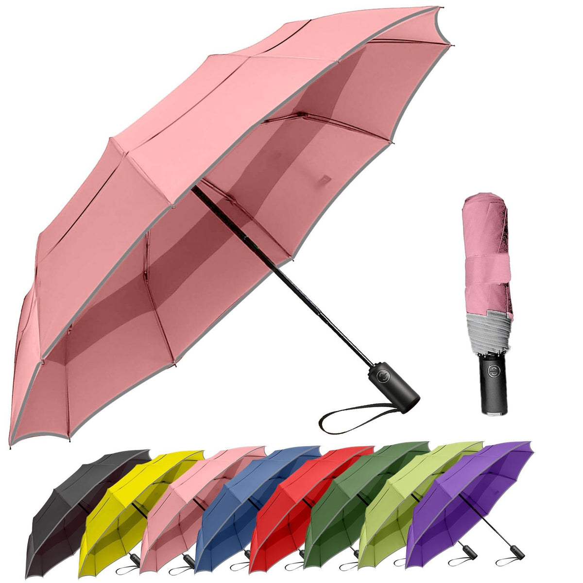 MRTLLOA Travel Essentials Mini/Compact Umbrella for Purse