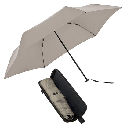 Knirps X4U My Clever Companion– 90cm Diameter Windproof Manual Open/Close Umbrella, Small and Compact Design for Travel and All Weather Protection, with Retractable Feature and Travel Case