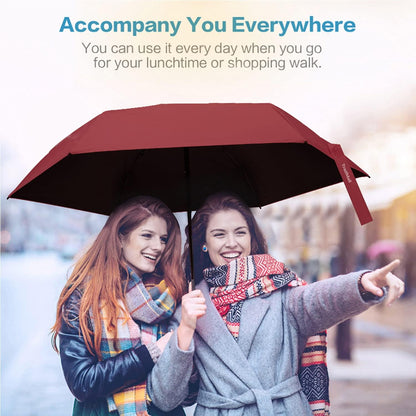 TradMall Mini Travel Umbrella, Portable Lightweight Compact Parasol with 95% UV Protection for Sun & Rain