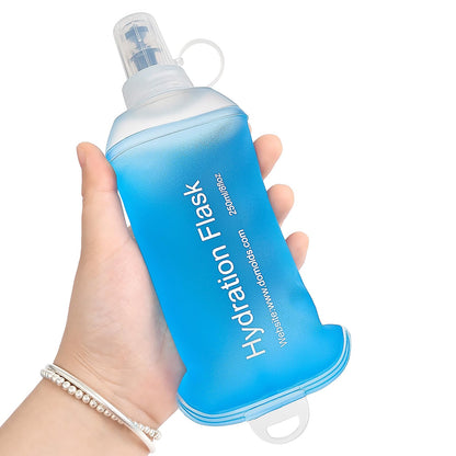 GUYI GYGYL Soft Flask Collapsible Water Bottle for Sports, 250ml White 2pcs
