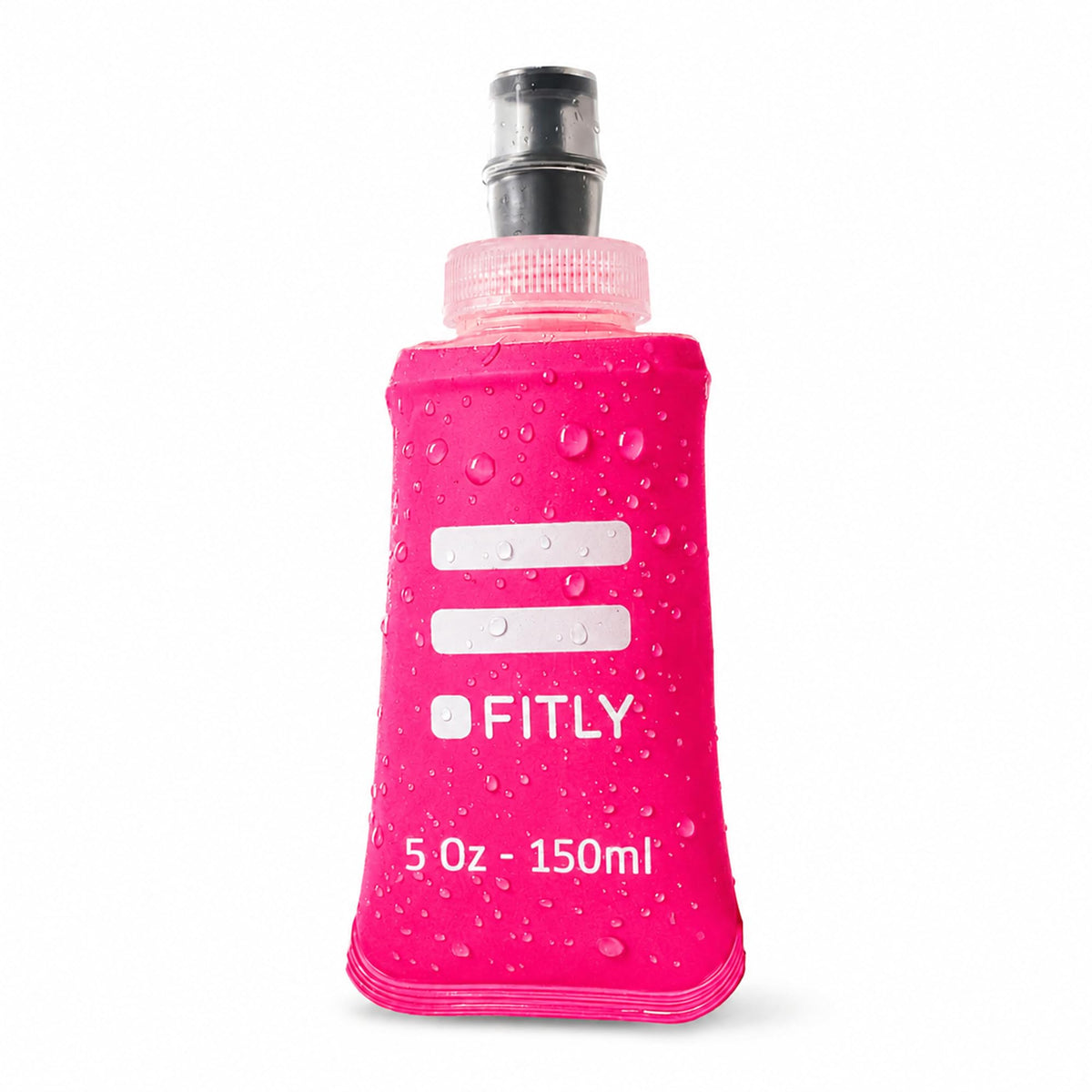 FITLY Soft Flask Running Water Bottle - Collapsible Hydration Flask