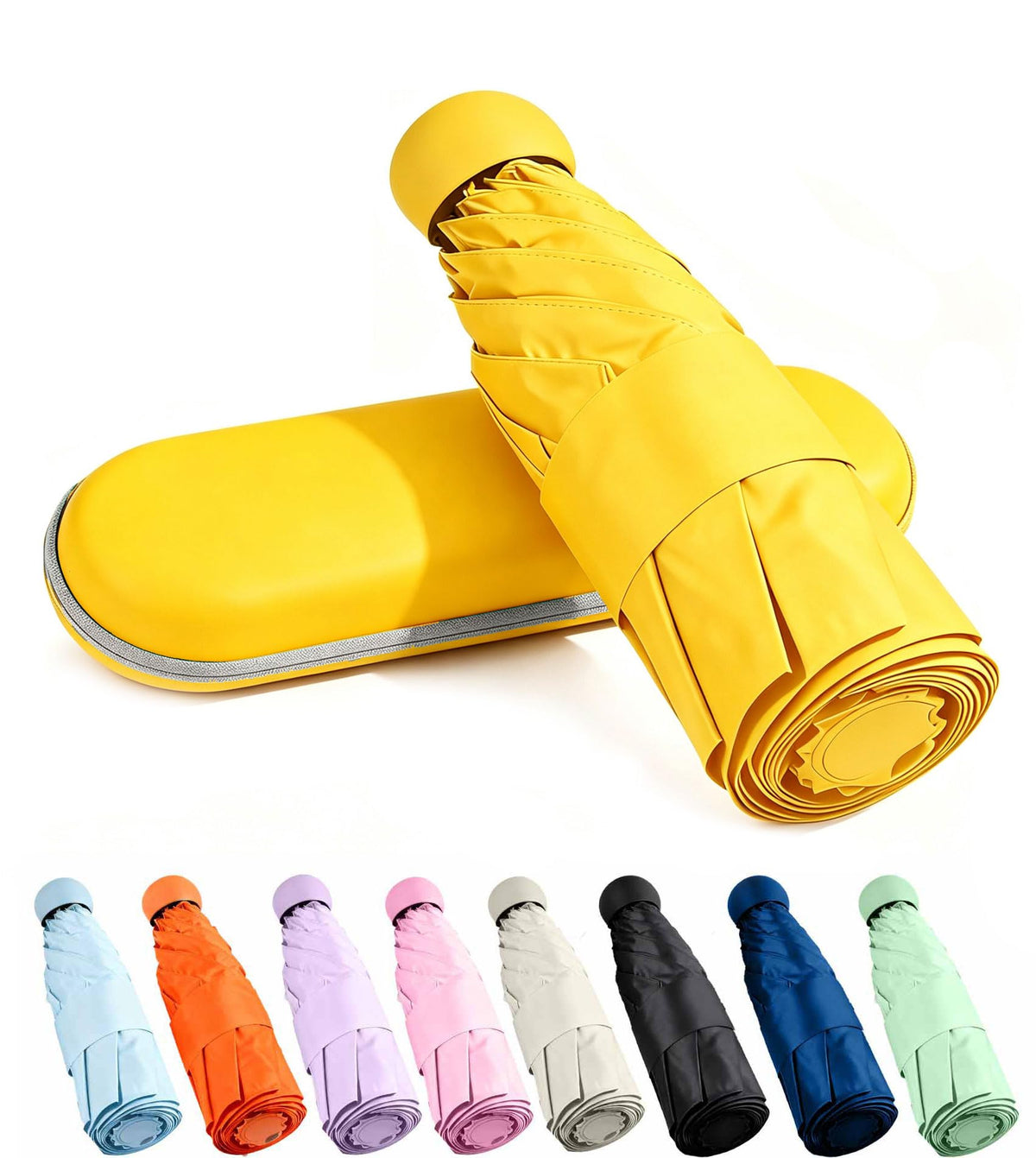 MRTLLOA Travel Essentials Mini/Compact Umbrella for Purse