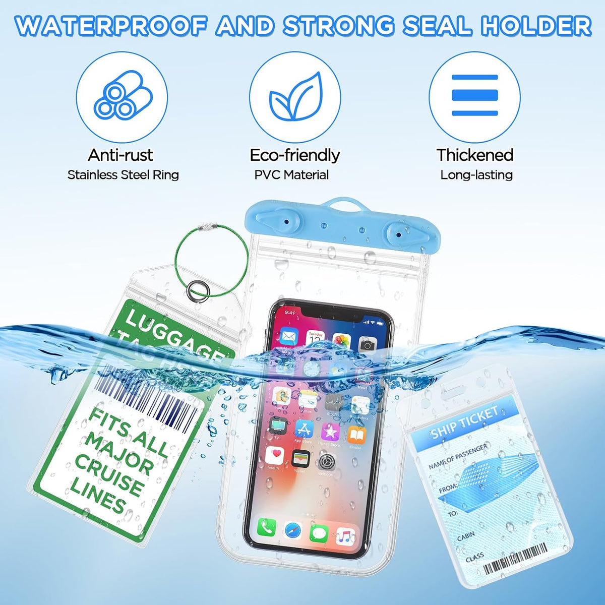 Cruise Essentials 2026,FACULX Cruise Must Haves Kit Luggage Tags
