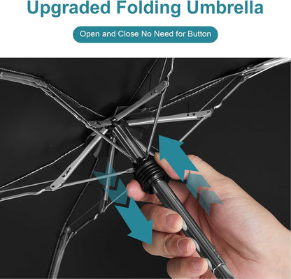 G4Free Mini Travel Umbrella for Purse Pocket Umbrella UPF 50+ UV Protection