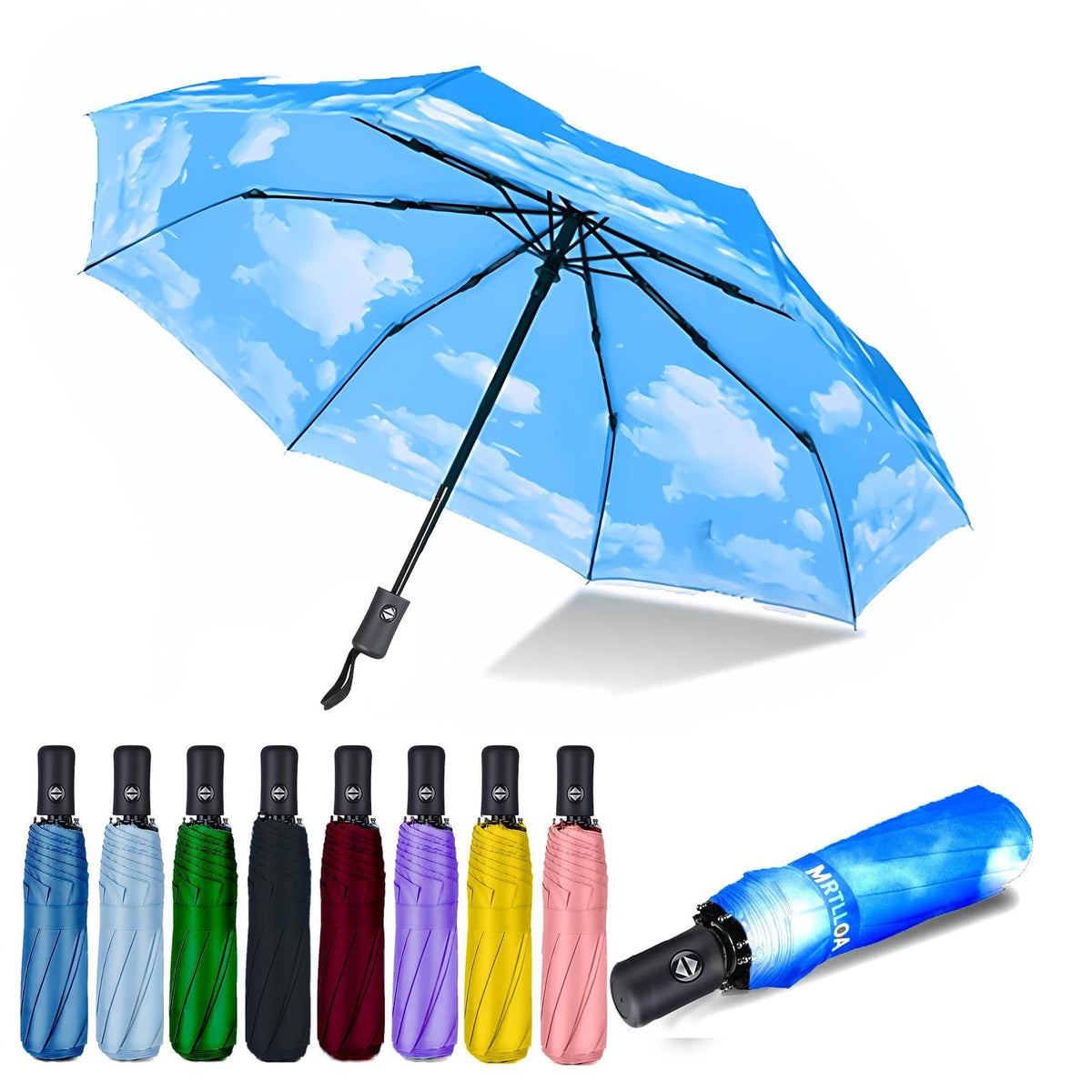 MRTLLOA Travel Essentials Mini/Compact Umbrella for Purse