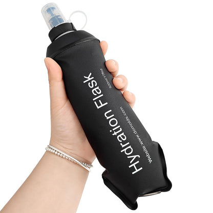 GUYI GYGYL Soft Flask Collapsible Water Bottle for Sports, 250ml White 2pcs
