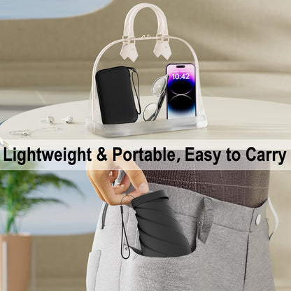 Mini Travel Umbrella, UPF 50+ Compact Fits in Purse