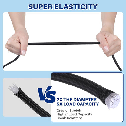 Retractable Portable Travel Clothesline Camping Laundry Line with 12 Clips