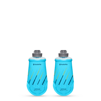 HydraPak SoftFlask Collapsible Nutrition Flask 2-Pack (250ml, Malibu)