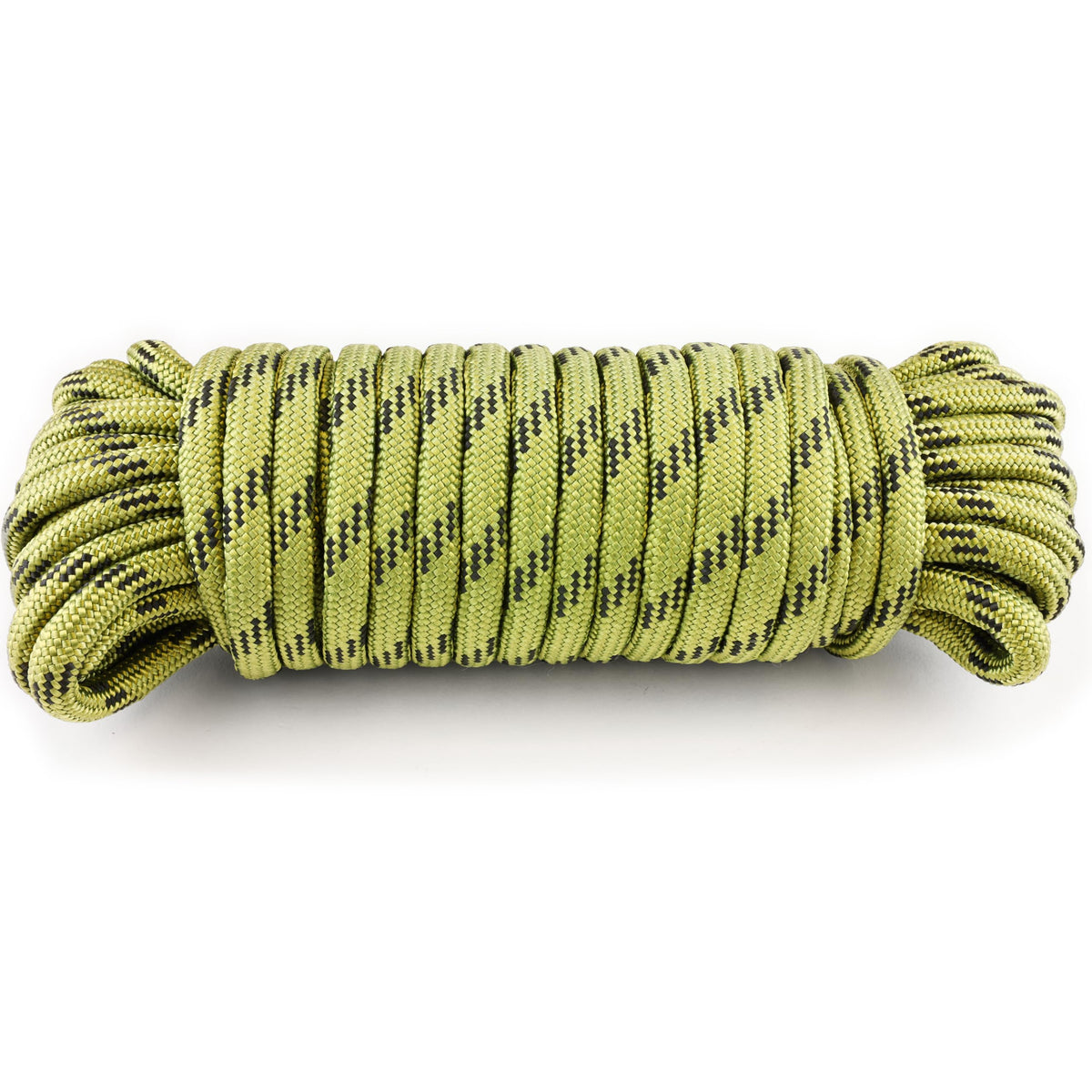 Wellmax 3/8 Nylon Rope, 50ft Diamond Braid, Green