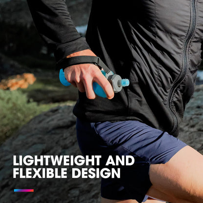 HydraPak SkyFlask Speed - Collapsible Handheld Running Water Bottle (350ml, 500ml, 500ml Insulated) - Adjustable Strap, Lightweight, Spill-Proof Cap