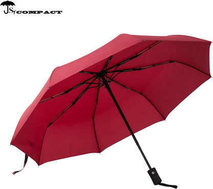 SY COMPACT Travel Umbrella - Windproof Automatic Compact Umbrellas for Rain