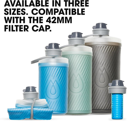 HydraPak Flux Collapsible Backpacking Water Bottle (750ml, 1L, 1.5L)