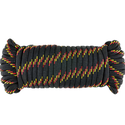 Wellmax 3/8 Nylon Rope, 50ft Diamond Braid, Green