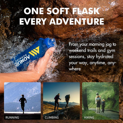 AONIJIE Running Water Bottle 2PCS Soft Flask