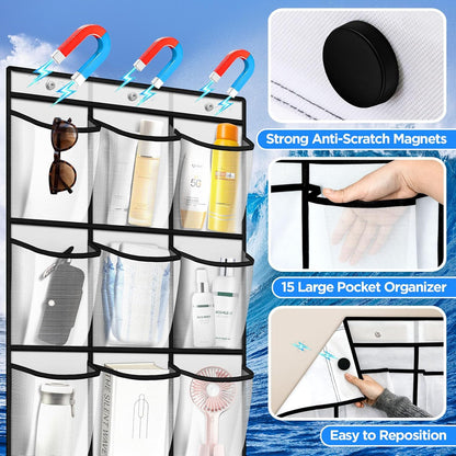 Over the Door Organizer & Magnetic Clothes Line for Cruise Ship