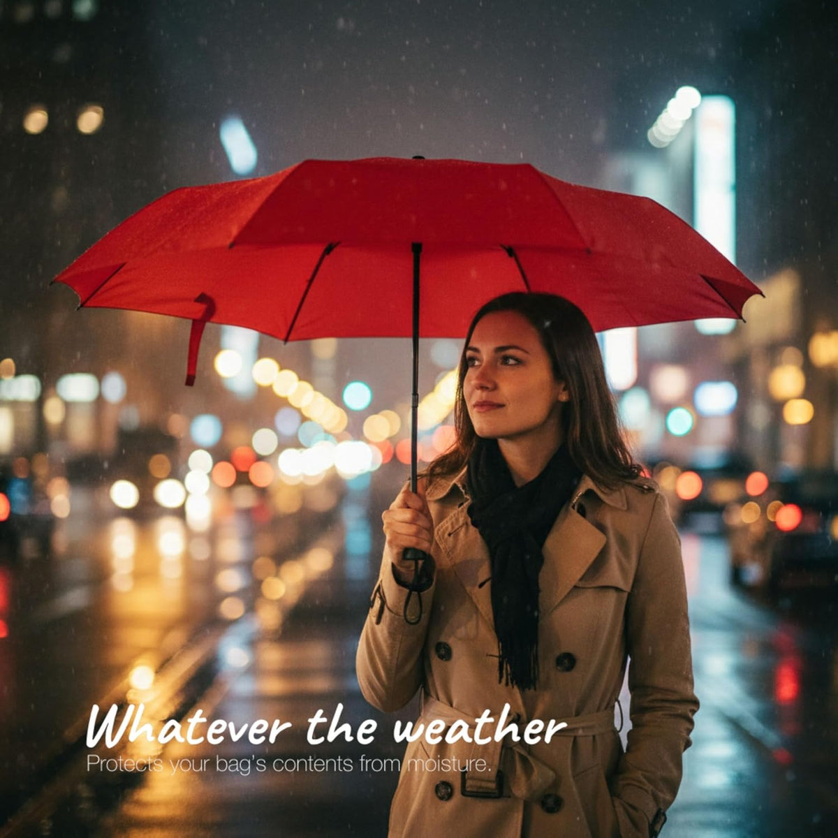 Knirps X4U My Clever Companion– 90cm Diameter Windproof Manual Open/Close Umbrella, Small and Compact Design for Travel and All Weather Protection, with Retractable Feature and Travel Case
