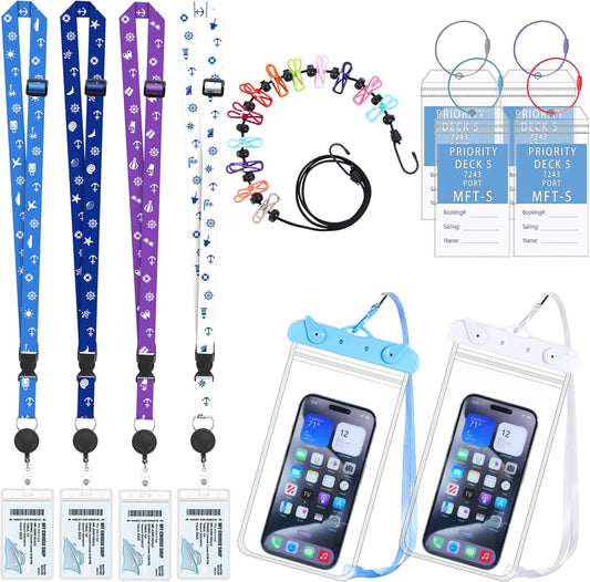Cruise Essentials Set, 11-Piece Travel Accessories Kit
