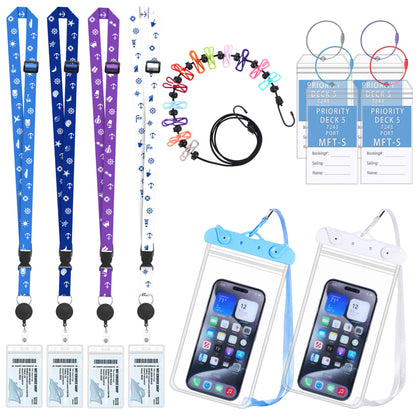 Cruise Essentials Set, 11-Piece Travel Accessories Kit