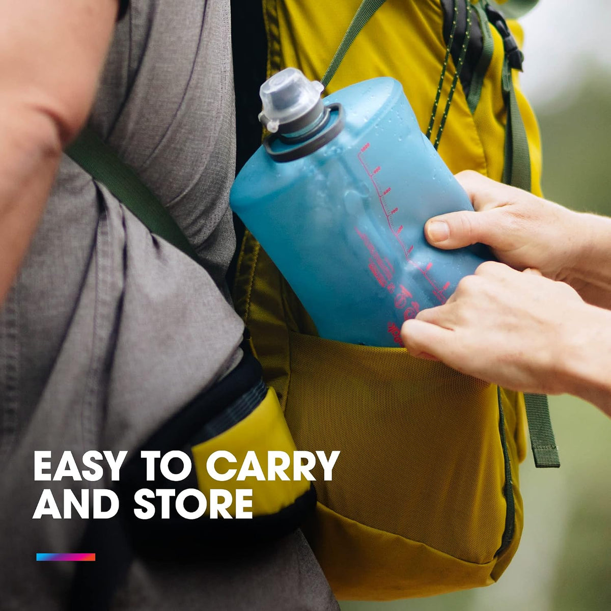 HydraPak Stow Collapsible Water Bottle (350ml, 500ml, 1L)